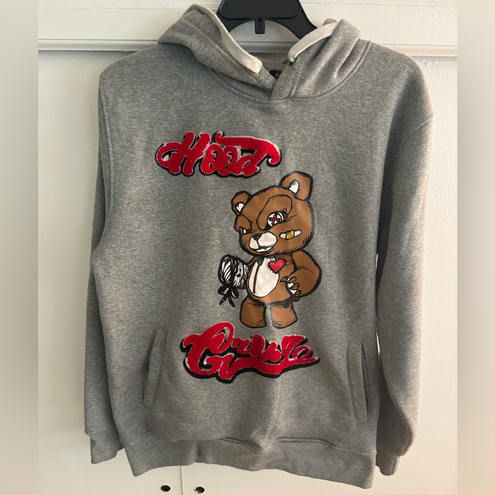 Woman Medium Hoodie Bear Sweater